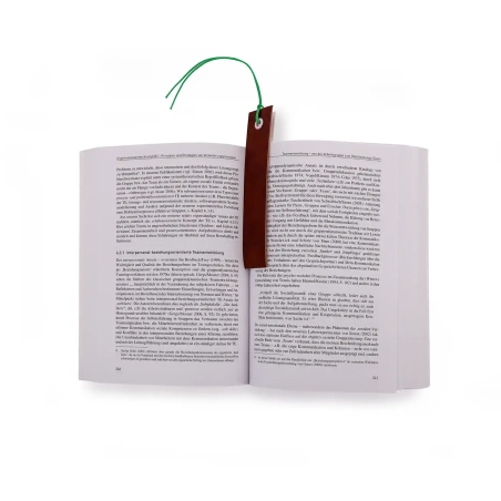 Buchzeichen aus Leder