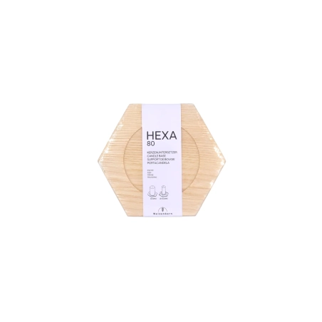 Kerzenuntersetzer HEXA 80 mm