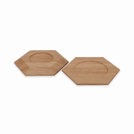 Kerzenuntersetzer HEXA 90 mm