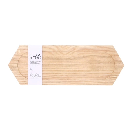 Kerzenuntersetzer HEXA 80 mm long