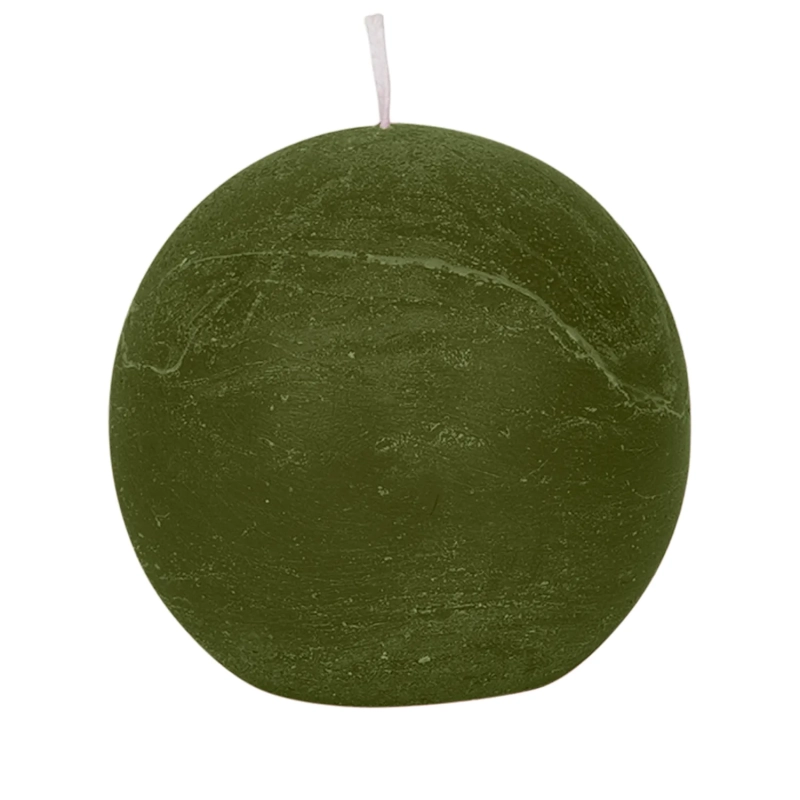 Weizenkorn Kugelkerzen, Ø 80 mm – 6 Stück