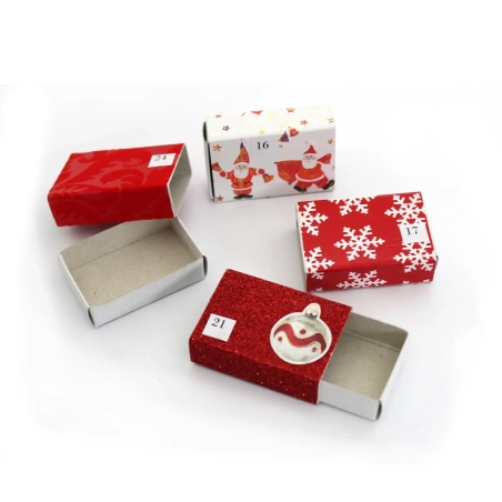 Adventskalender aus Zündholzboxen