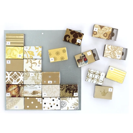 Adventskalender aus Zündholzboxen
