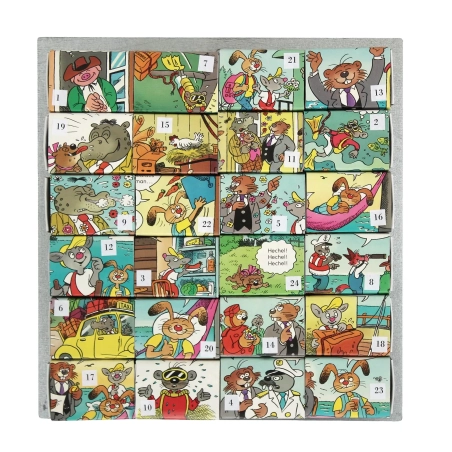 Adventskalender aus Zündholzboxen