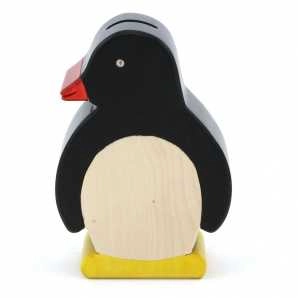 Sparkässeli aus Holz Pinguin