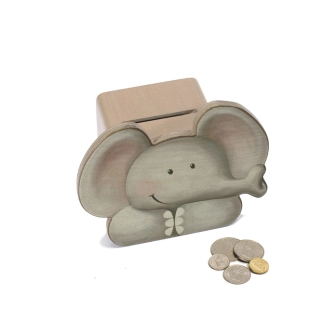 Tirelire en forme de tête d'animal "Eléphant"