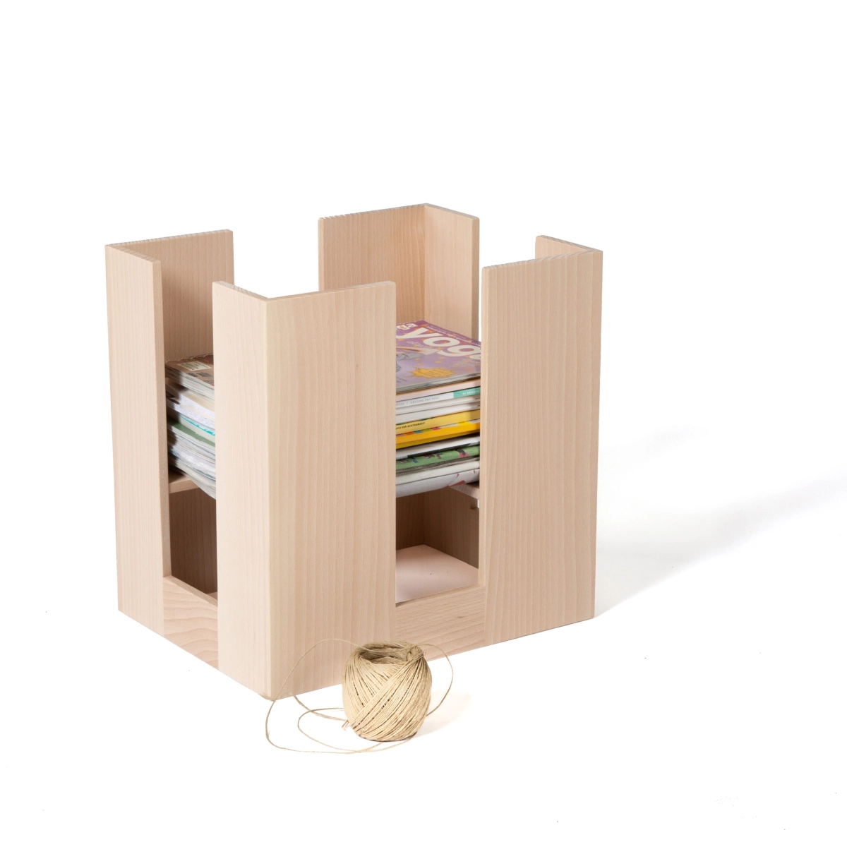 Papierbinder aus Holz