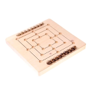 Mühlespiel aus Arvenholz