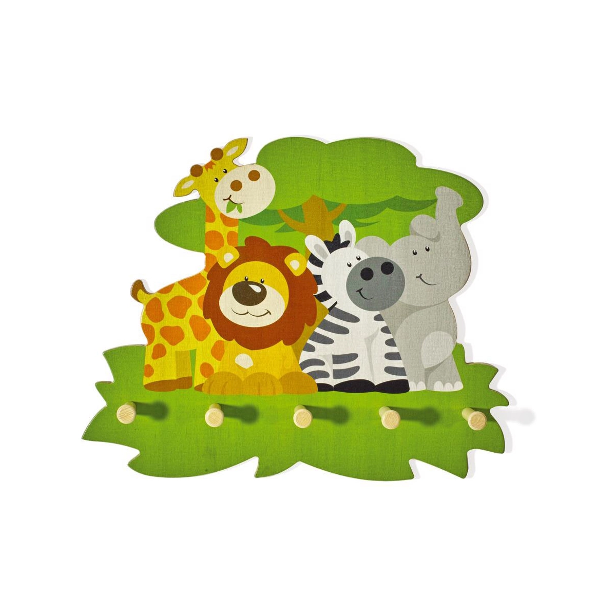 Kindergarderobe Tierversammlung