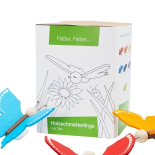 Papillons en bois avec...