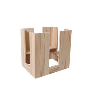 Papierbinder aus Holz