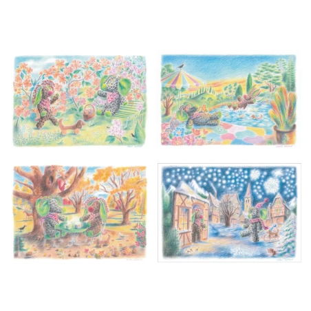 Grusskarten «4 Seasons»